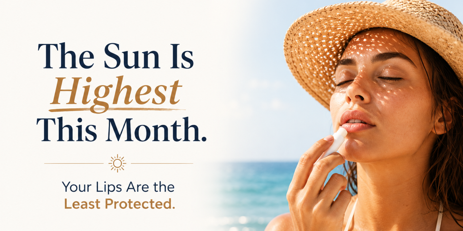 The Sun Is Highest This Month. Your Lips Are the Least Protected.
