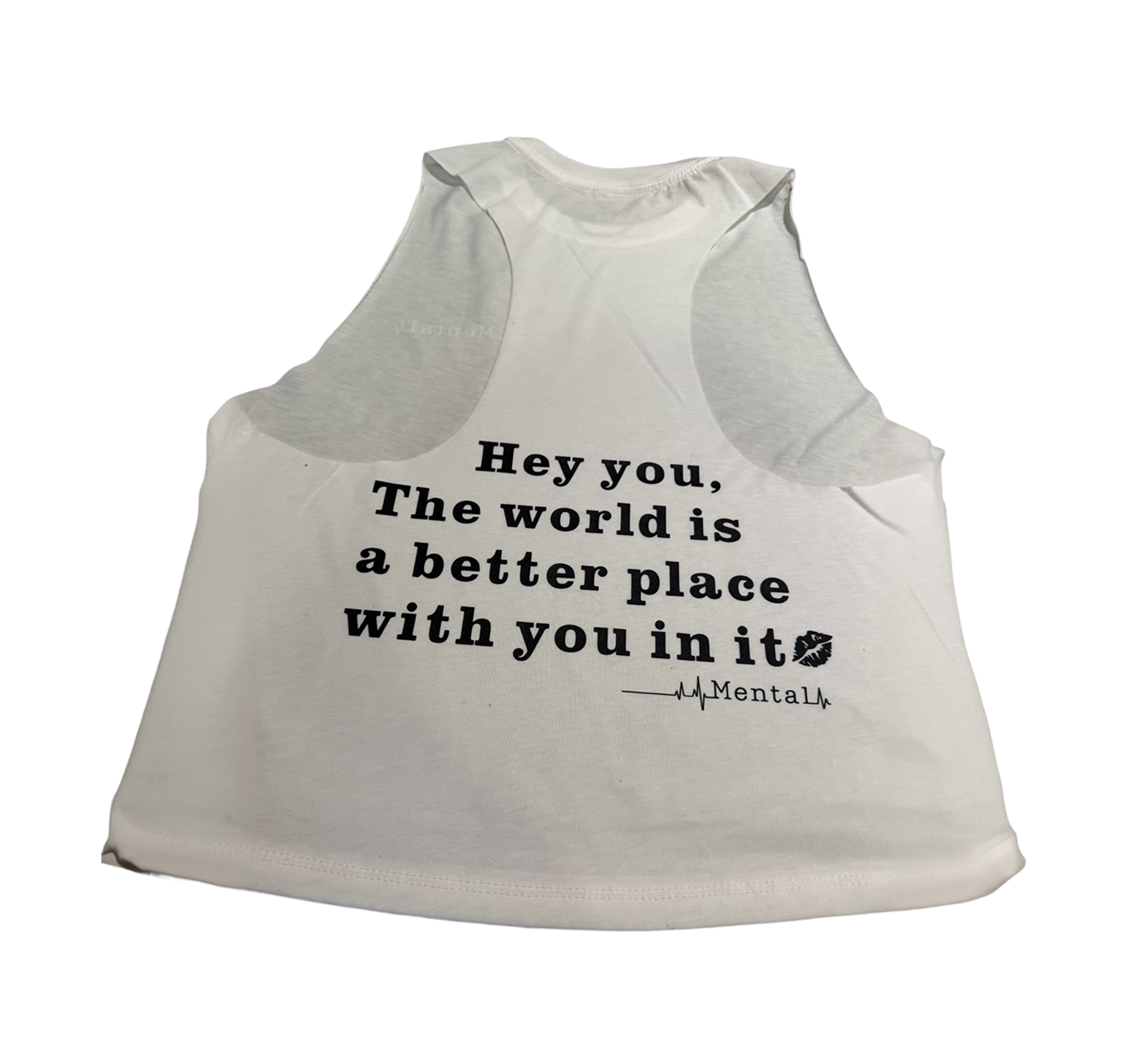 Made to Matter White Racerback Tank