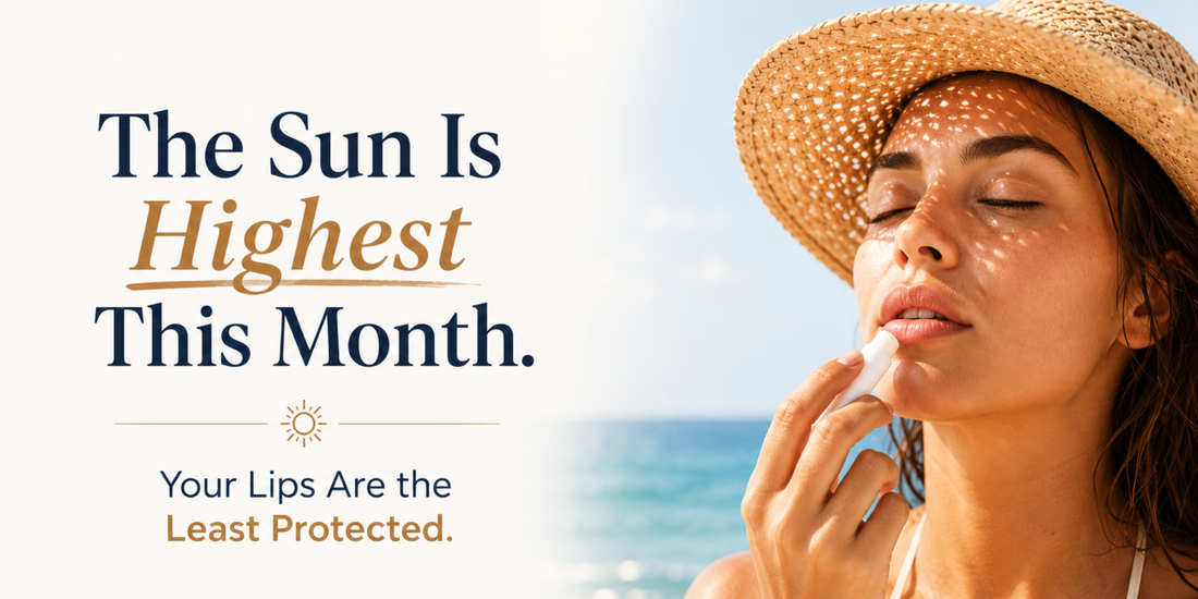 The Sun Is Highest This Month. Your Lips Are the Least Protected.