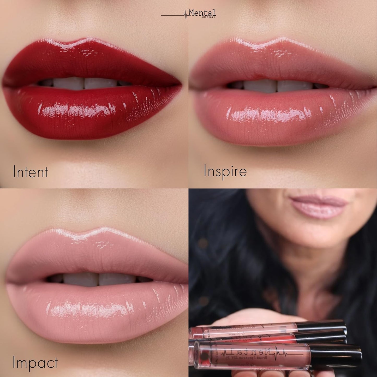 Hydrating Tinted Lip Gloss Duo – Red & Pink Shades