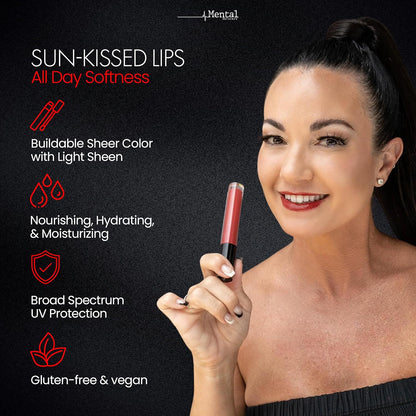 Hydrating Tinted Lip Gloss Duo – Red & Pink Shades