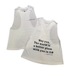 Made to Matter White Racerback Tank